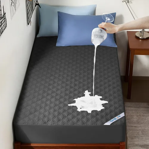 Vista 11 de BEDLORE Protector de colchón impermeable, sin ruido, tamaño individual XL, con bolsillo profundo ajustado de hasta 6 a 15 pulgadas, funda de colchón