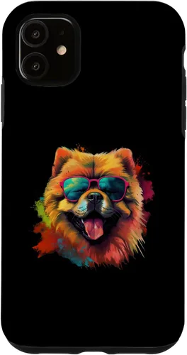 Vista 5 de iPhone 14 Chow Chow Dog Raza de perro chino para un Chow Chow Lover Case