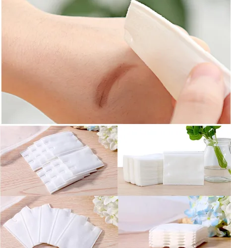 Vista 3 de 200 almohadillas rectangulares de algodón orgánico puro para maquillaje facial sin pelusas, almohadillas de limpieza facial cuadradas, toallitas