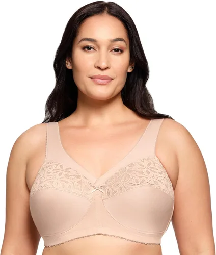 Vista 9 de Glamorise Sujetador MagicLift de algodón con soporte sin varillas #1001 para mujer