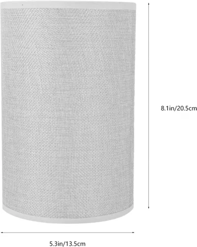 Vista 6 de OSALADI Sombra de lámpara moderna estrecha para el hogar, cubierta de luz decorativa de tela para pared de techo