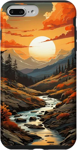 Vista 12 de Great Smoky Mountains - Mountain Scene Mountain Theme Nature Case for iPhone 17