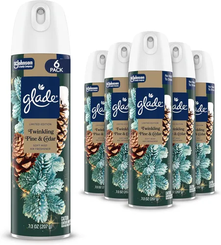 Vista 10 de Glade Ambientador en aerosol suave que combate el olor, cereza de brandied, 7.3 onzas, 6