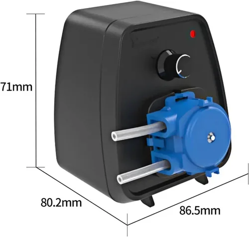 Vista 4 de KCP-X Super Mini Peristaltic Pump 24V DC Motor Self-priming Pump with Adjustable Flow 19~65ml/min Dosing Pump(UK)