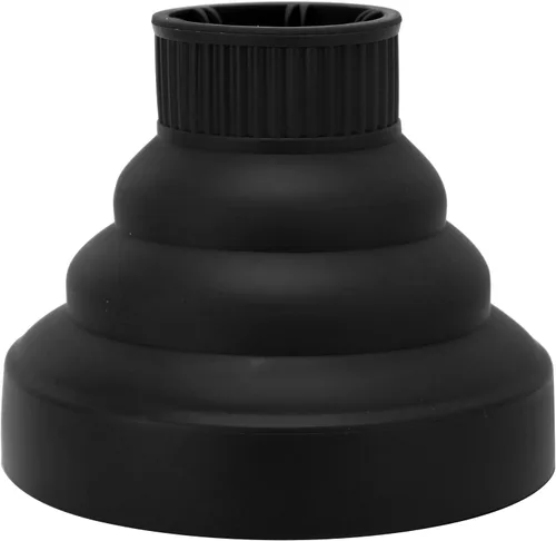 Vista 8 de Difusor universal para secador de pelo, portátil, plegable, ligero, color negro
