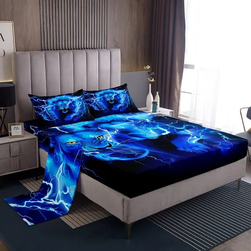 Vista 23 de Manfei Juego de sábanas de baloncesto para niños, tamaño individual, juego de ropa de cama temática deportiva para decoración de habitación de niños