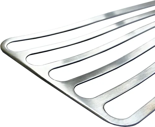 Vista 4 de WALLFARM Espátula de pescado de metal, resistente al calor, espátula ranurada de acero inoxidable para voltear sándwiches de queso, freír, girador