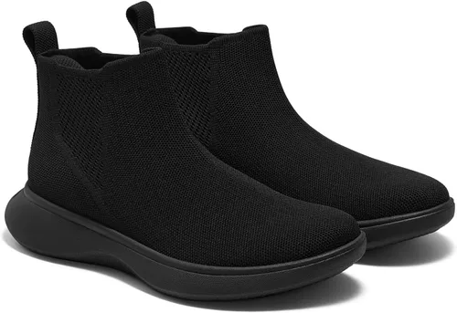 Vista 8 de VIVAIA Botas Urbanas para Mujer, Botines de Tobillo, Zapatillas Deslizantes Manos Libres, Ligeras, Cómodas, Elásticas, con Soporte del Arco
