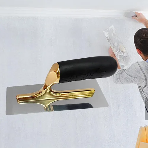 Vista 5 de Paletas para paneles de yeso Comfort Grip Paleta de acabado de mango suave para aplicar masilla Sheetrock, 7.9 in