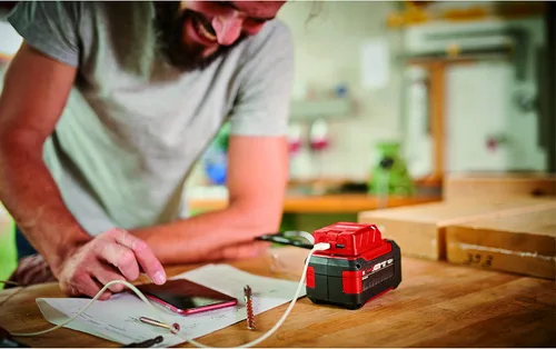 Vista 9 de Einhell TE-CD - Kit de taladro de taller Power X-Change de 18/2 Li de 18 voltios, 3/8 pulgadas (con batería de 1.5 Ah + cargador)