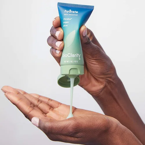Vista 3 de BioClarity Gel hidratante para batidos para la piel, hidratación 24 horas, para piel normal y grasa, fórmula 100% vegana, ingredientes limpios