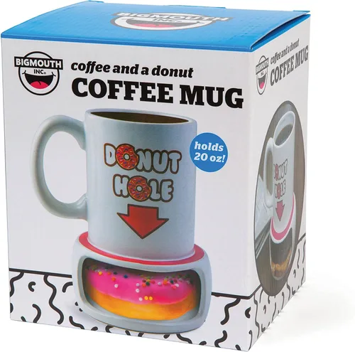 Vista 4 de Taza con agujero para donut, de Bigmouth Inc