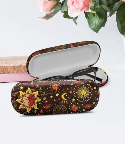 Vista 4 de WIRESTER Funda rígida para gafas, cubierta protectora con paño de microfibra