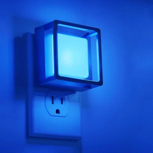 Vista 19 de DORESshop Luz nocturna LED, luces nocturnas enchufables a la pared (paquete de 2) con sensor de atardecer a amanecer, luces nocturnas regulables