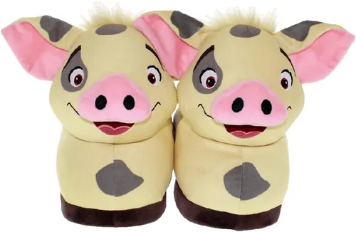 Vista 251 de Happy Feet - Pantuflas con licencia oficial de Disney y Pixar, pantuflas figurales para hombres, mujeres, niños, como se ve en Shark Tank