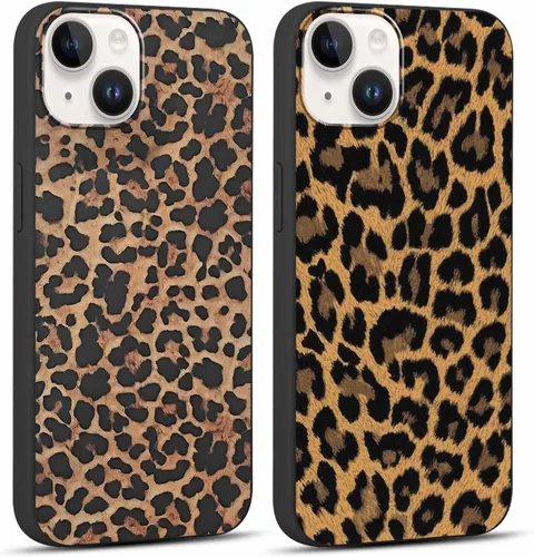 Vista 75 de Paquete de 2 fundas de teléfono con bonito estampado de guepardo para iPhone 7/8/SE 2020 / SE 2022 de 4.7 pulgadas, diseño de leopardo de lujo