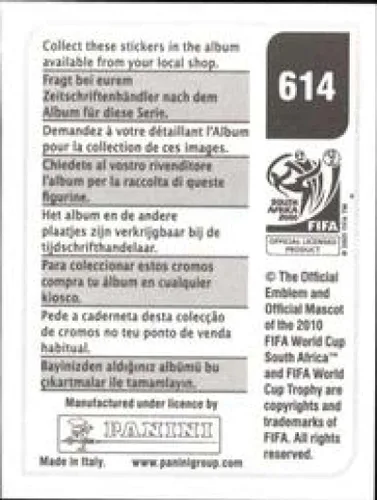 Vista 2 de 2010 Panini FIFA World Cup Stickers #614 Edgar Alvarez Honduras Official Soccer Album Sticker (2 inch X 1.5 Inch) in Raw Condition (NM or Better)