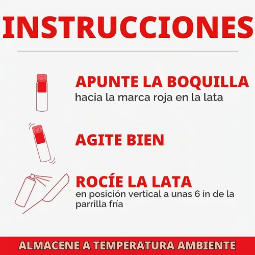 Vista 5 de Pam - Aerosol para asar a la parrilla, 5 onzas (paquete de 2)