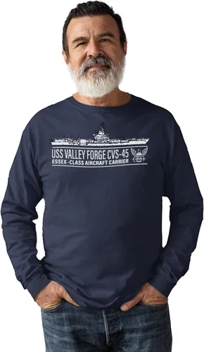 Vista 6 de Military Productions Sudadera USS Valley Forge CVS-45 US Navy