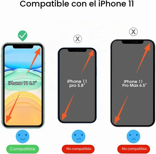 Vista 3 de amFilm OneTouch Protector de pantalla de vidrio para iPhone 11, iPhone XR (6.1 pulgadas) con kit de fácil instalación, vidrio templado, paquete de 2