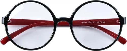 Vista 9 de Anteojos con marco redondo retro y lente transparente de moda, de 2 pulgadas, de Agstum