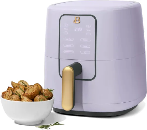 Vista 8 de Beautifu - Freidora de aire digital de 3 cuartos de galón con tecnología TurboCrisp, diseño compacto de encimera con 4 ajustes preestablecidos