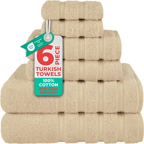 Vista 125 de American Soft Linen - Juego de toallas de 3 piezas, 1 toalla de baño, 1 toalla de mano y 1 toalla pequeña, 100% algodón turco para baño, juego