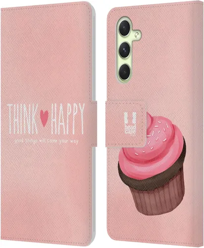 Vista 82 de Head Case Designs Assortment Cupcakes Happiness Leather Wallet Case Compatible with Samsung Galaxy A07 4G Surtido