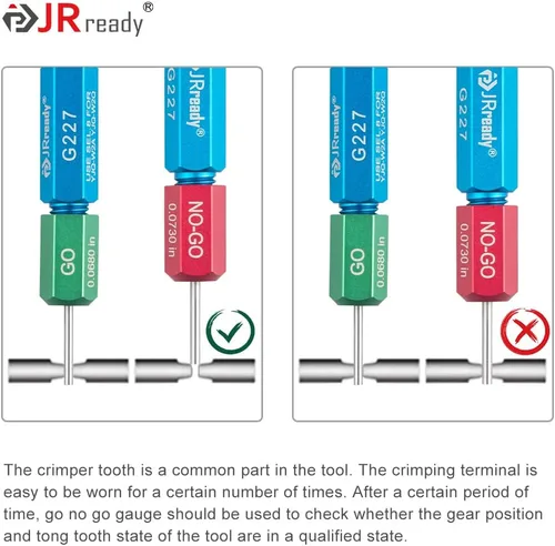 Vista 3 de JRready JST1515-ASF1 M22520/1-01 Kit de herramientas de crimpado MIL Conector Barril Terminal de cable resistente NEW-ASF1 y PH102 PH103 PH104
