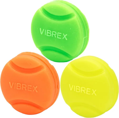 Vista 3 de Tourna VIBREX - Amortiguadores de vibraciones para tenis con diseños únicos, divertidos y eficaces