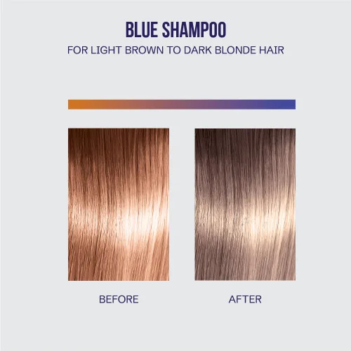 Vista 6 de Champú Oligo negro azul para cabello rubio, 8,5 onzas