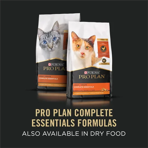 Vista 8 de Plan alimento Purina Pro húmedo para gatos, en lata, 24