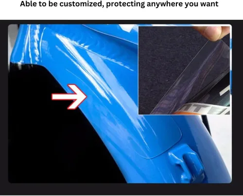 Vista 7 de TURBOOST Cinta de protección para marco de bicicleta, película protectora de esquina de protección de cadena de pintura MTB, transparente, 9.8 ft
