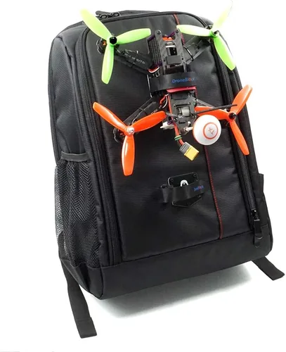 Vista 7 de 2 Juego de Montaje de Cierre FPV para Drones en Mochila, Accesorios de Enchufe DIY, Juego de Montaje con Hebilla Colgante con Correas de Batería