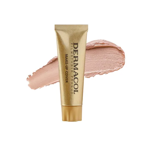 Vista 14 de Dermacol - Base de maquillaje líquida de cobertura completa mini 13g, base líquida mate con SPF 30, base resistente al agua para piel grasa, acné