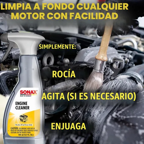 Vista 4 de Sonax (543200-755) limpiador de motor en frío - 16,9 pies onzas.