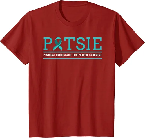 Vista 42 de POTS Dysautonomia Turquoise Ribbon Autonomic Dysfunction T-Shirt Asphalt Grey
