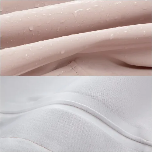 Vista 5 de Impermeable para mujer Rosa Coral