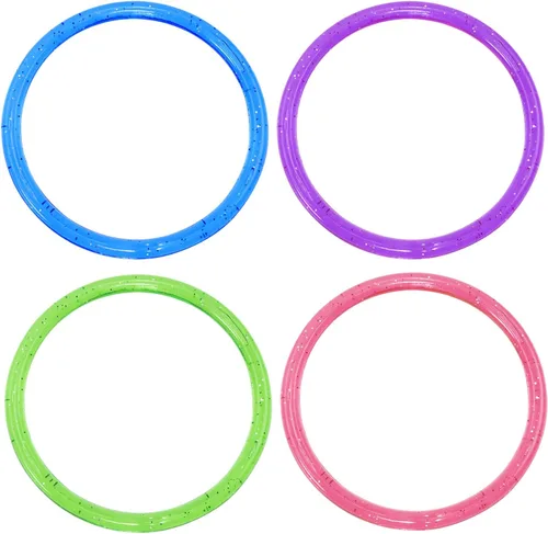 Vista 8 de PENTA ANGEL Pulseras con purpurina de los años 80, 8 piezas, retro neón de los años 90, para fiesta de disfraces, pulseras de juguete, anillo