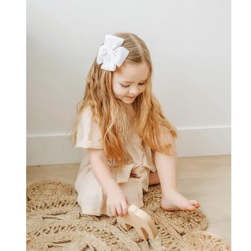 Vista 3 de 30 moños para el cabello para niñas, con pinzas lagarto, para bebés, niñas y adolescentes