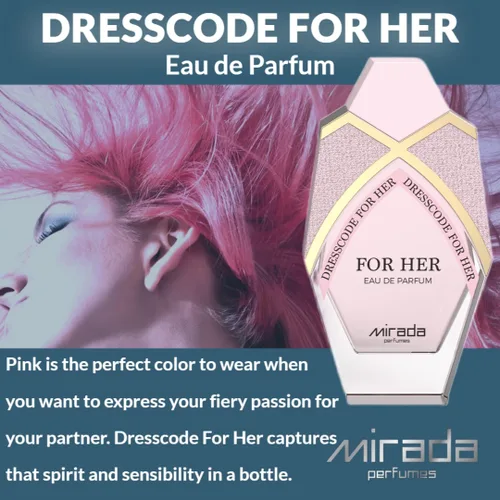 Vista 5 de MIRADA Dresscode For Her Eau De Parfum Para Hombre 85 ML, 2.8 Fl Oz (Paquete de 1)