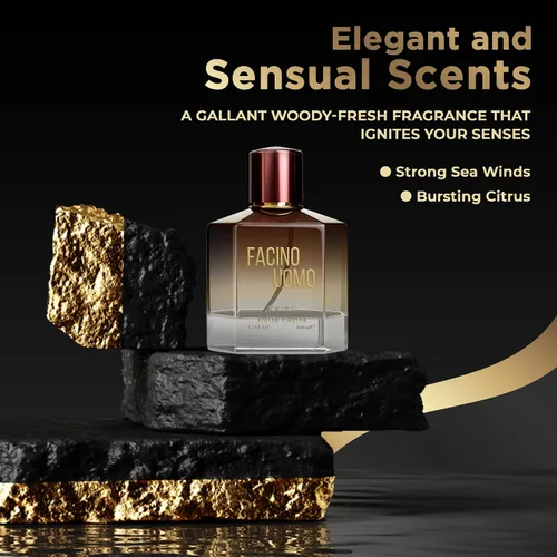 Vista 4 de Colonia para hombre – Inspirada en un perfume para hombre reconocido mundialmente – Notas de mar, pomelo, jazmín, ámbar gris – Fresco, sexy, audaz