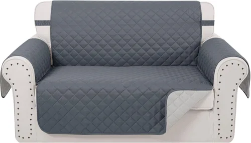 Vista 36 de Fundas para Silla Reclinable Reversibles Funda de Sofá para Mascotas Protector de Muebles Lazy Boy (Silla 23'', Beige/Beige)