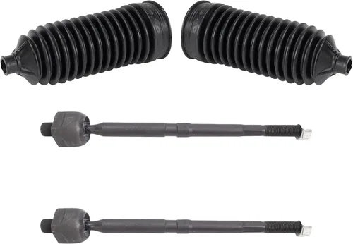 Vista 206 de TRQ Kit de dirección delantera con barra de acoplamiento de fuelle de piñón y cremallera compatible con Toyota Echo 2000-2005
