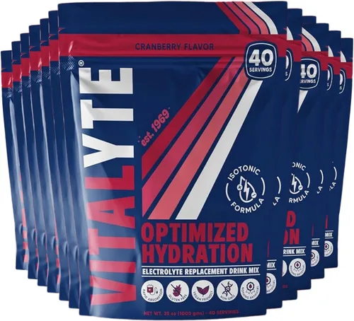 Vista 32 de Polvo para preparar bebida natural de electrolitos, libre de gluten, contenedor con 80 porciones, marca Vitalyte, cítrico (Cool Citrus)