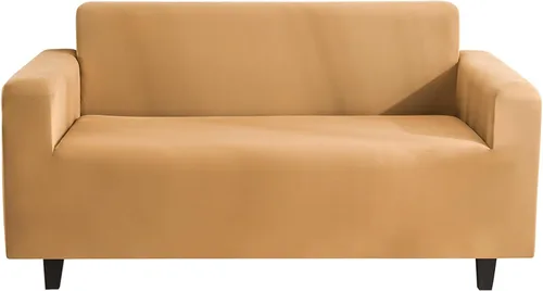 Vista 18 de Fundas de sofá de color liso, funda elástica para sofá, protector universal de muebles, suave, lavable, con parte inferior elástica, fundas de sofá