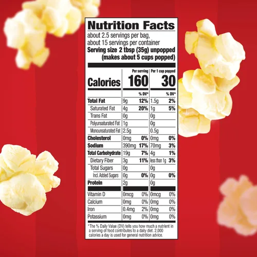Vista 2 de Orville Redenbacher's Palomitas de maíz Ultimate Butter de 3.29 onzas, 6