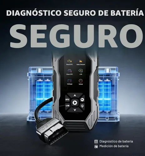 Vista 4 de Arrancador de salto de 5000 A con escáner OBD2, arranque de fuerza de 0 V Negro