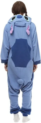 Vista 3 de URRCFIO Unisex Halloween Costume Sti-tch Onesie Adult Stich costume Onesie Animal Pajamas