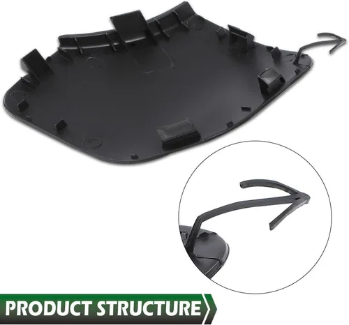 Vista 4 de GRAND ORANGE Soporte de parachoques delantero para tapa de remolque compatible con Nissan Pathfinder 2016-2019 622A0-9PF0A Compatible with Nissan